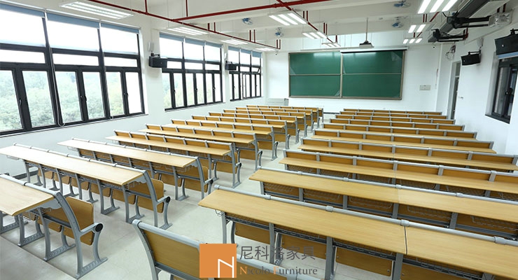 广州华南理工大学阶梯课桌椅案例