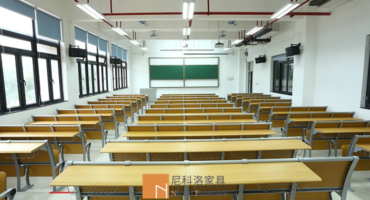 广州华南理工大学阶梯课桌椅案例