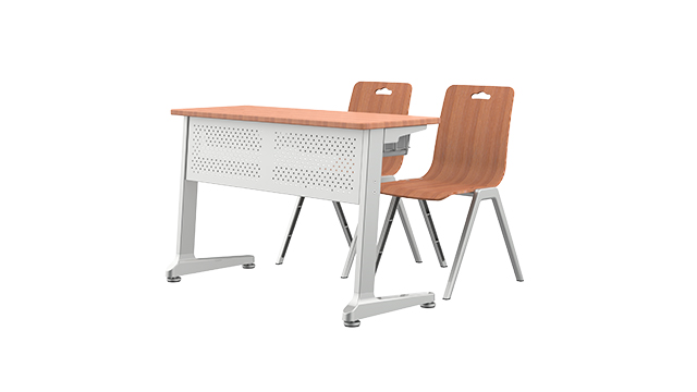 双人铝合金活动式课桌椅-NCL-9302